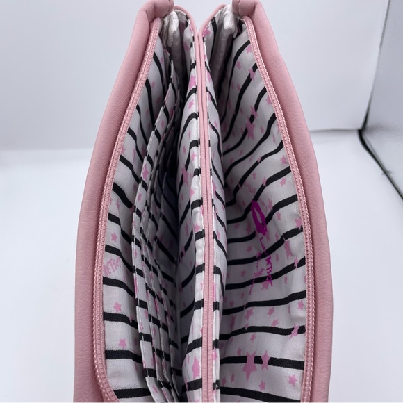 BETSEY JOHNSON wristlet handbag lemon sunglasses pink lips - Picture 8 of 12